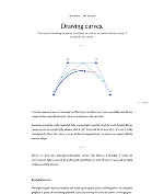 Drawing curves chapter cover
