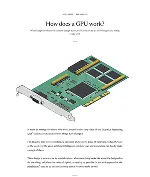 How a GPU works chapter cover