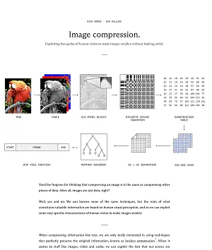 Image compression.